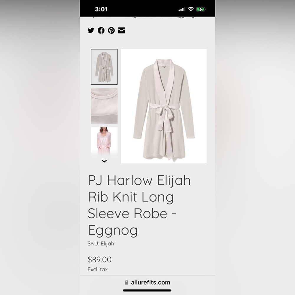 Allure Intimates Robe